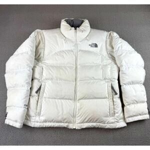 VintagebThe North‎ Face Women's Size M White Down Ski Puffer Jacket 700 Fill